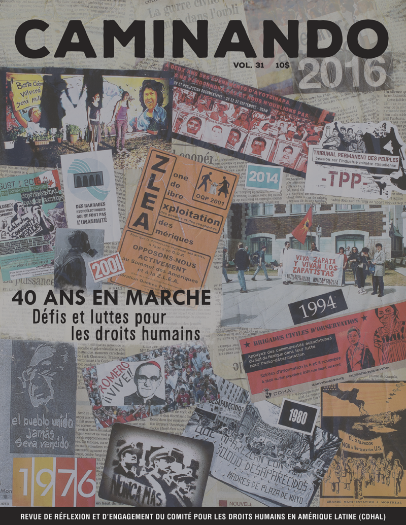 Caminando, vol. 31 – 40 ans en marche : défis et luttes pour les droits humains